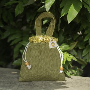 Jute Drawstring Bag