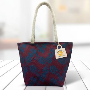 Printed Jute Bag - FL - 023