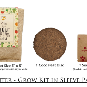 Sleeve Jute Microgreen Gardening Kit