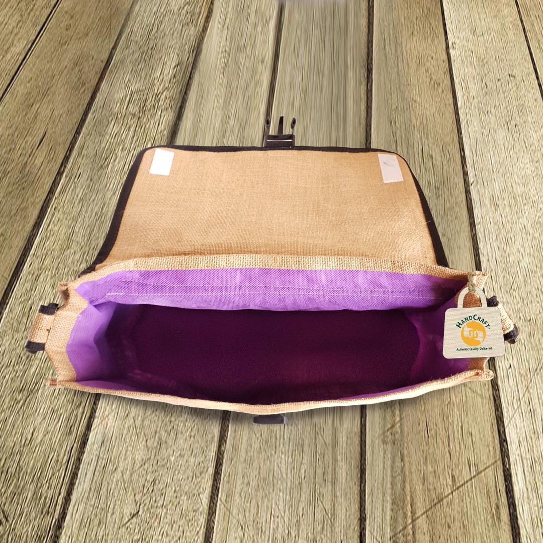Jute office bag for daily commuting
