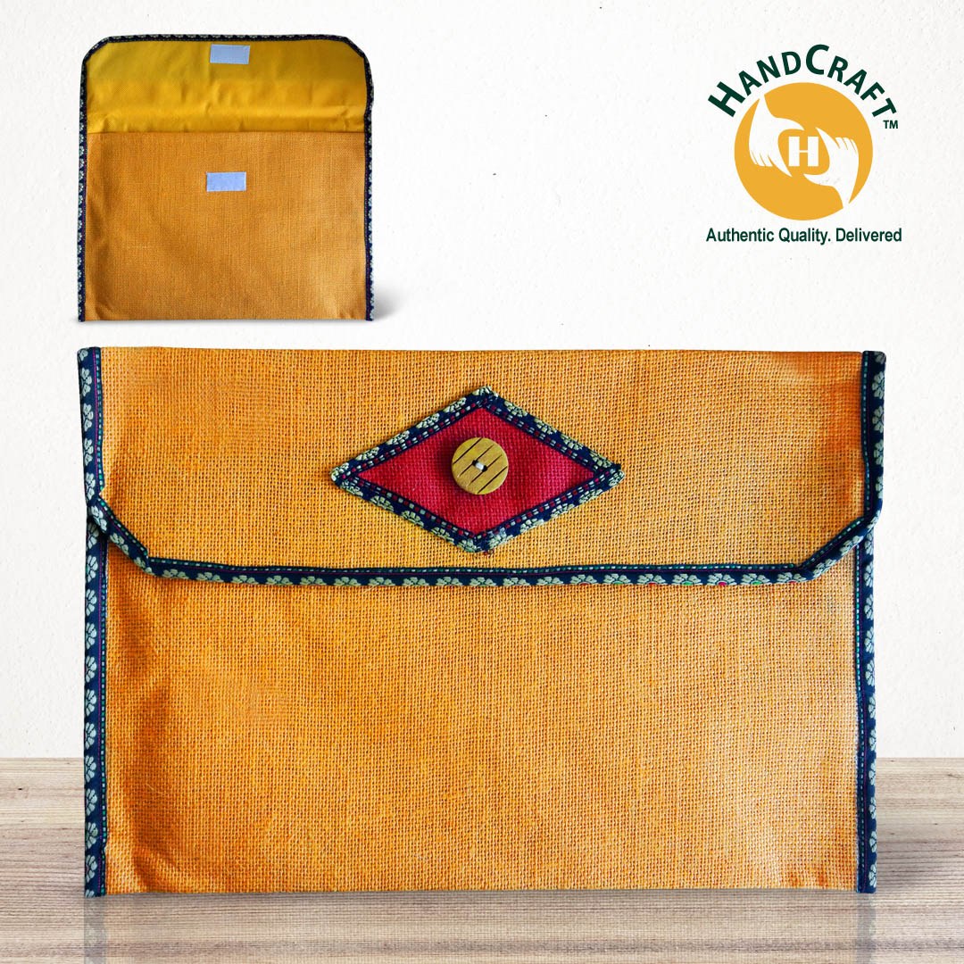 Jute file envelope