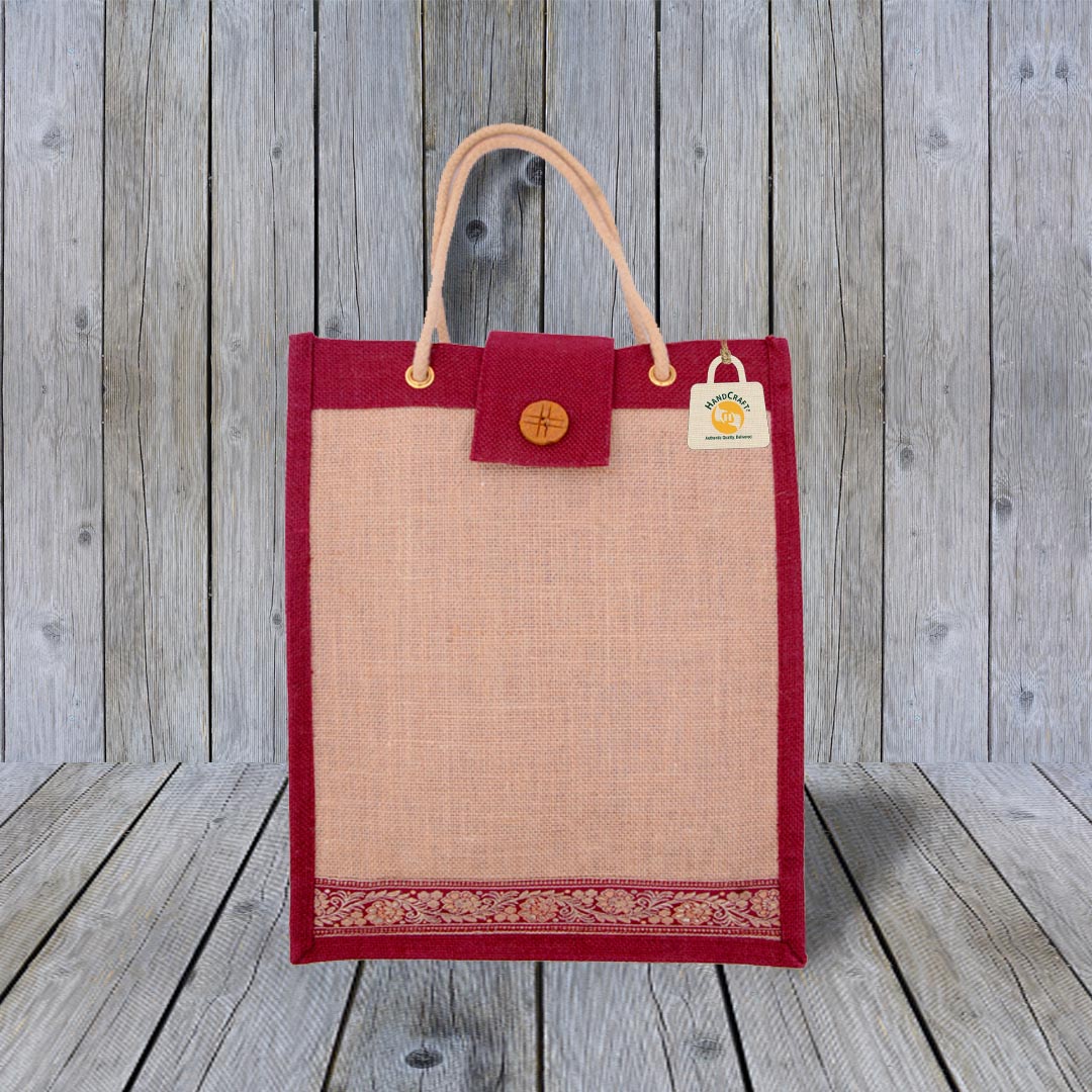 Custom Jute Bag by HANDCRAFT, carrying a campaign message