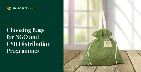Jute Goodie Bag by HANDCRAFT, distribution-pack bag for NGO/CSR programmes